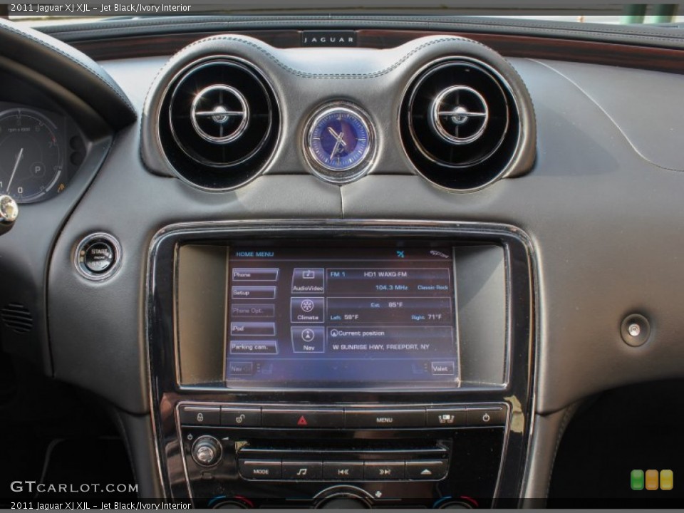 Jet Black/Ivory Interior Controls for the 2011 Jaguar XJ XJL #86475300