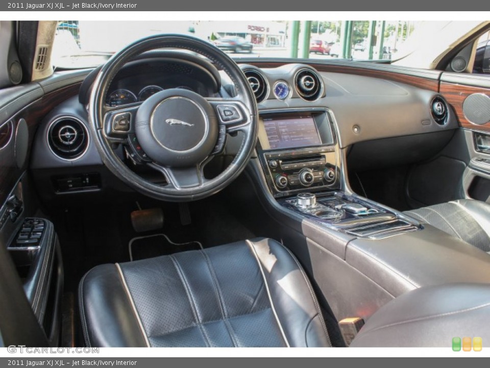 Jet Black/Ivory Interior Photo for the 2011 Jaguar XJ XJL #86475438