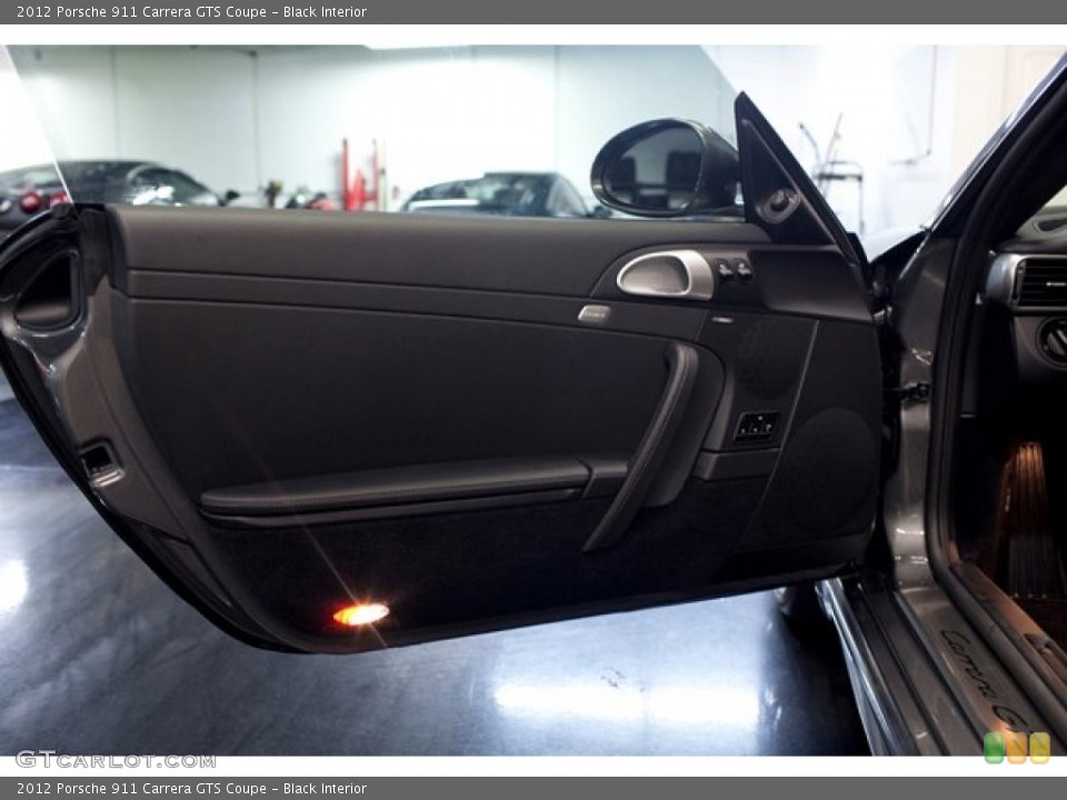 Black Interior Door Panel for the 2012 Porsche 911 Carrera GTS Coupe #86478720