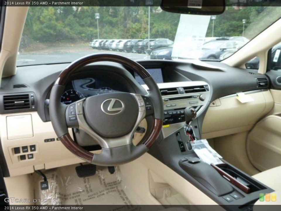 Parchment Interior Dashboard for the 2014 Lexus RX 350 AWD #86479697