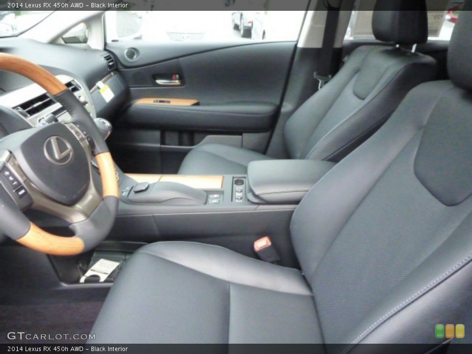 Black Interior Photo for the 2014 Lexus RX 450h AWD #86480094