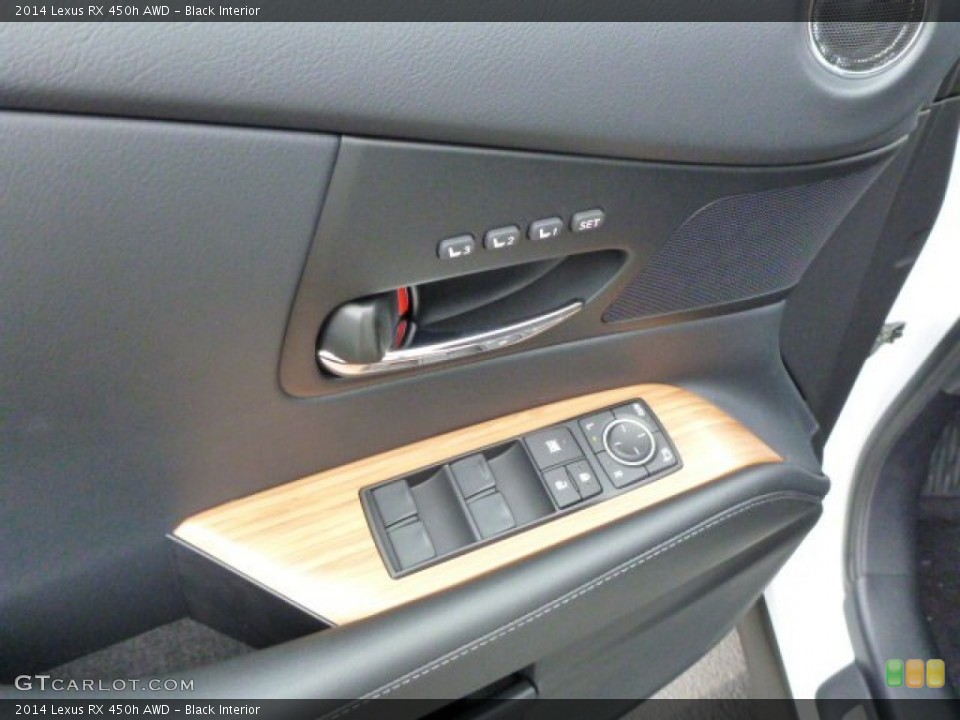 Black Interior Controls for the 2014 Lexus RX 450h AWD #86480184