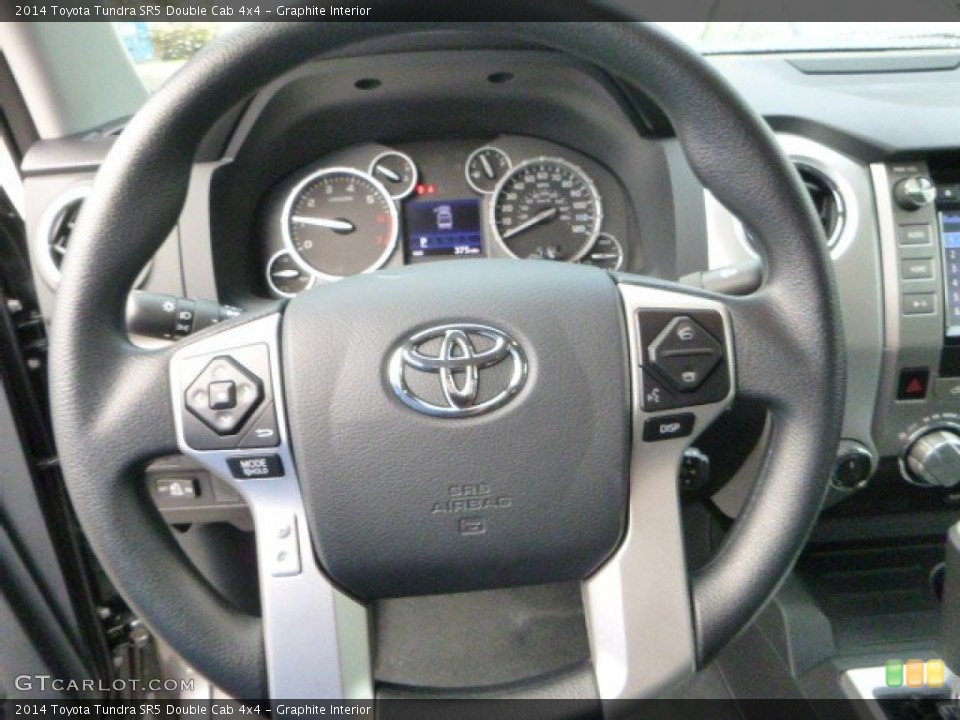 Graphite Interior Steering Wheel for the 2014 Toyota Tundra SR5 Double Cab 4x4 #86481261