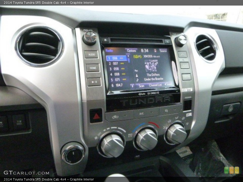 Graphite Interior Controls for the 2014 Toyota Tundra SR5 Double Cab 4x4 #86481282