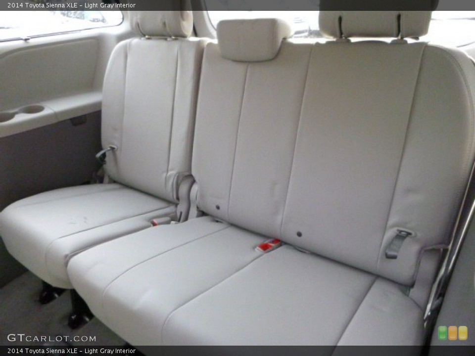 Light Gray Interior Rear Seat for the 2014 Toyota Sienna XLE #86483442