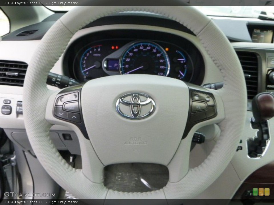 Light Gray Interior Steering Wheel for the 2014 Toyota Sienna XLE #86483544