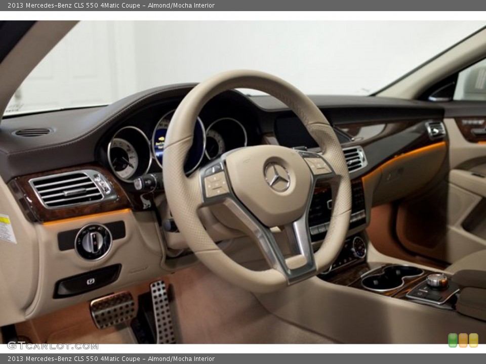 Almond/Mocha Interior Steering Wheel for the 2013 Mercedes-Benz CLS 550 4Matic Coupe #86483943