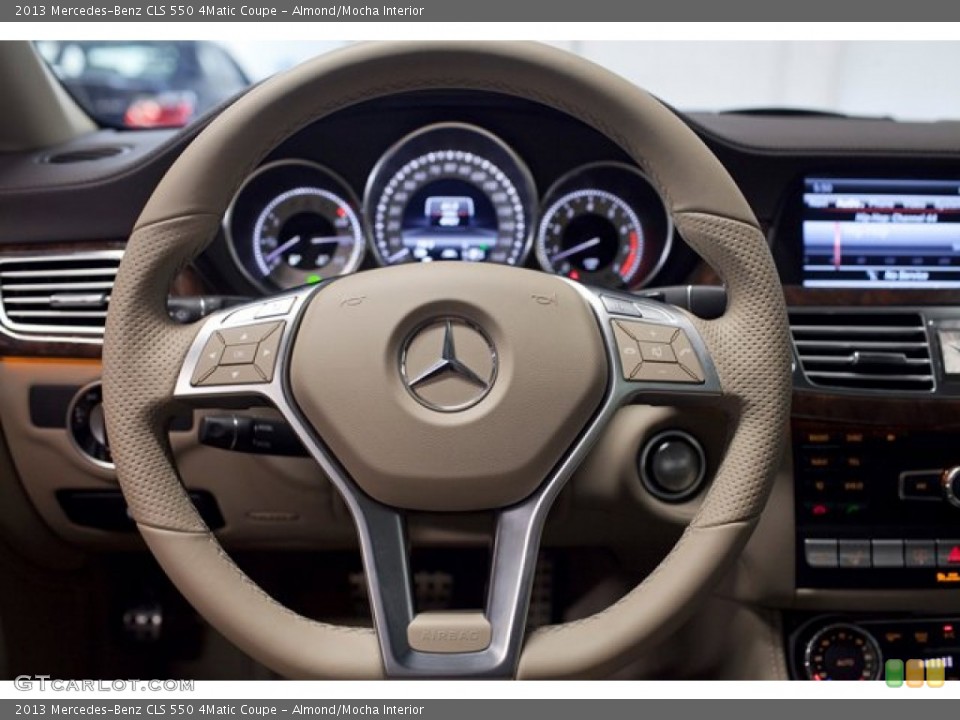 Almond/Mocha Interior Steering Wheel for the 2013 Mercedes-Benz CLS 550 4Matic Coupe #86483991