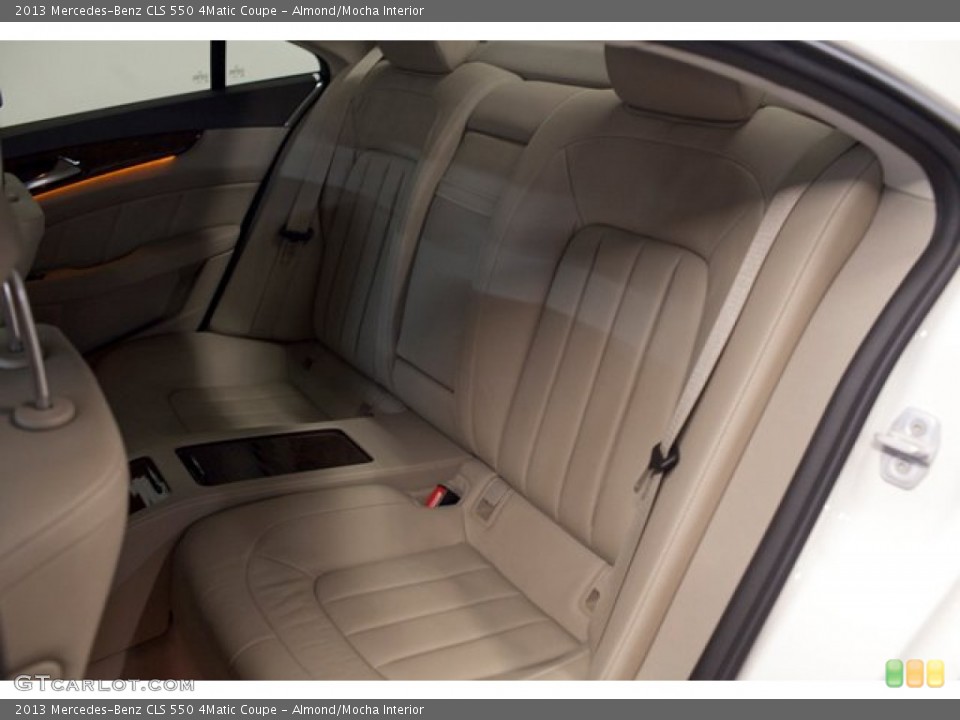 Almond/Mocha Interior Rear Seat for the 2013 Mercedes-Benz CLS 550 4Matic Coupe #86484546