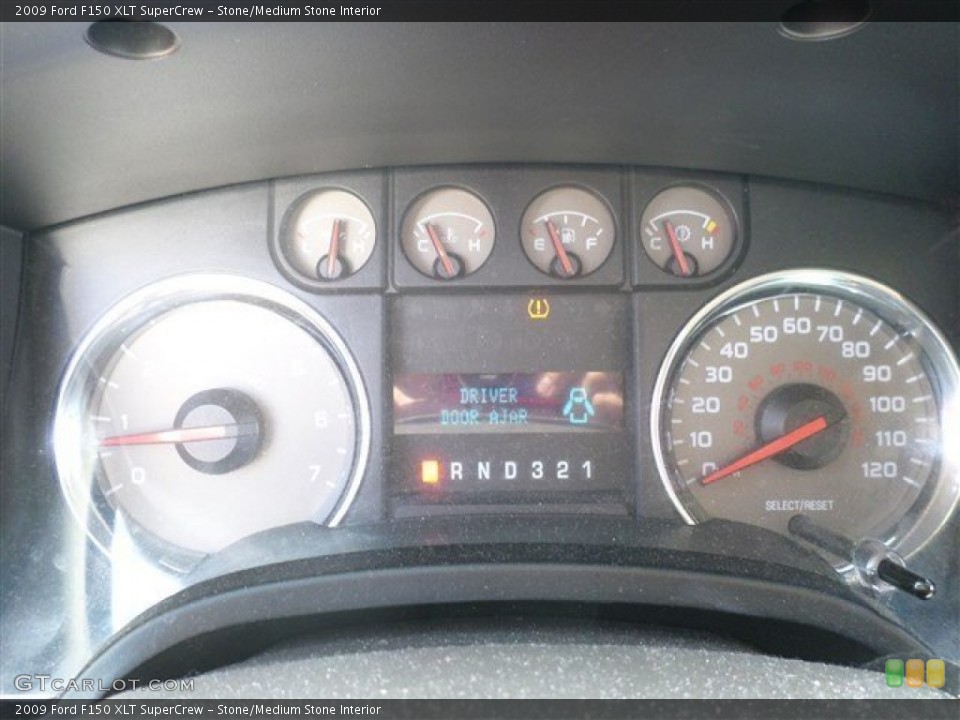 Stone/Medium Stone Interior Gauges for the 2009 Ford F150 XLT SuperCrew #86486916