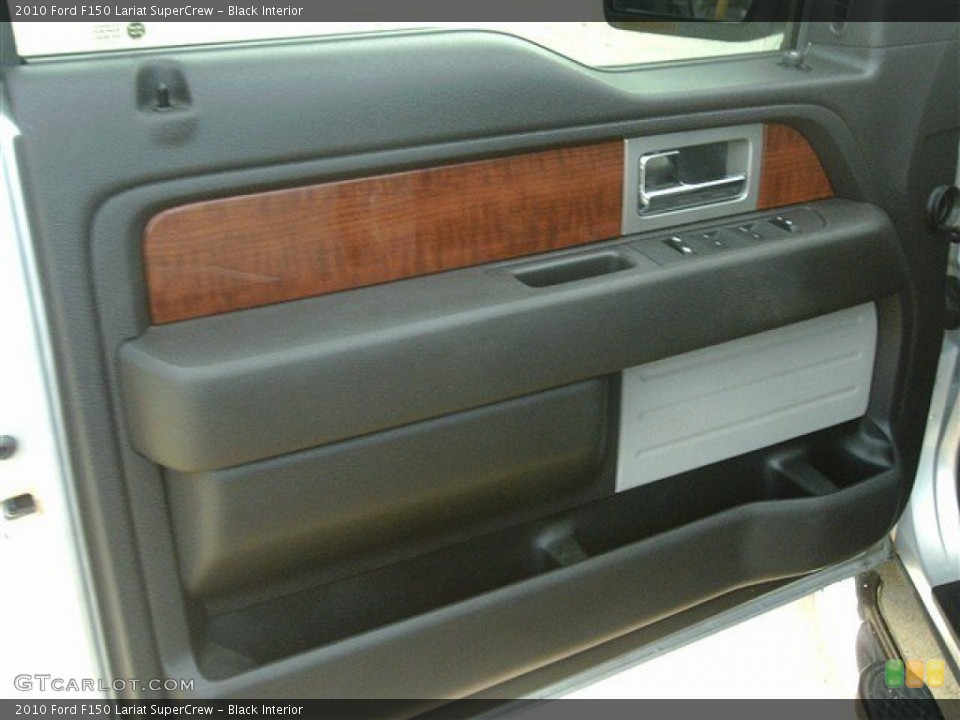 Black Interior Door Panel for the 2010 Ford F150 Lariat SuperCrew #86489019