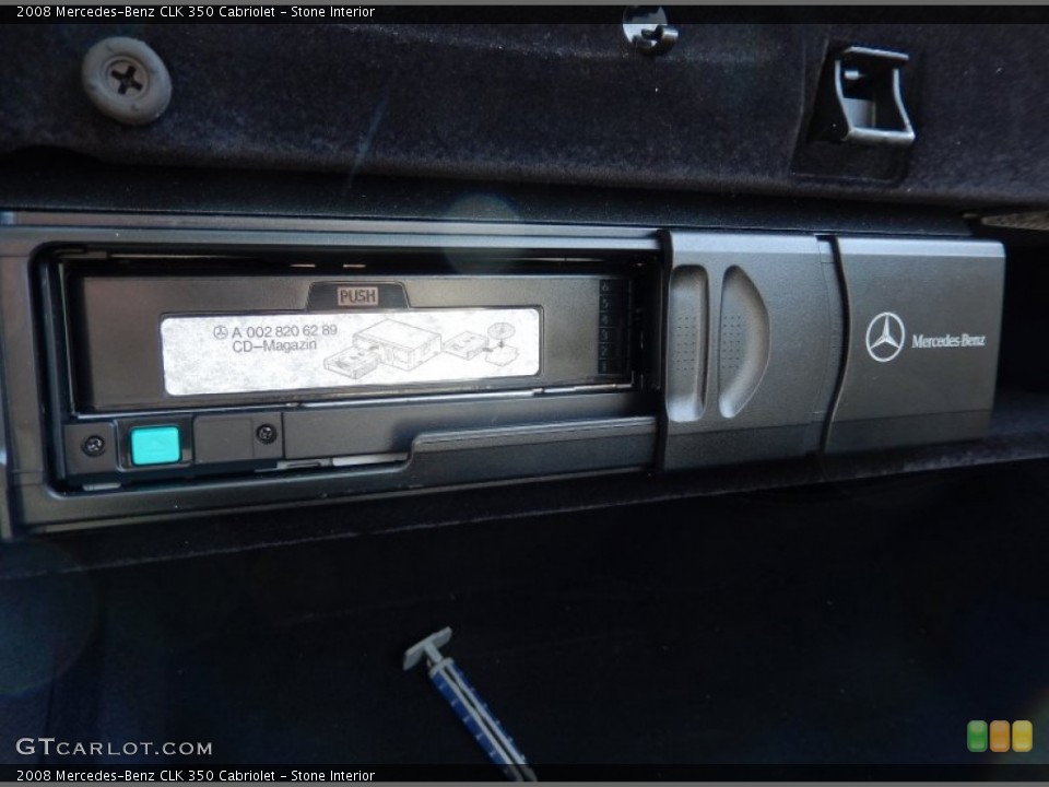 Stone Interior Audio System for the 2008 Mercedes-Benz CLK 350 Cabriolet #86489270