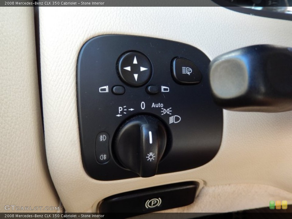 Stone Interior Controls for the 2008 Mercedes-Benz CLK 350 Cabriolet #86489313