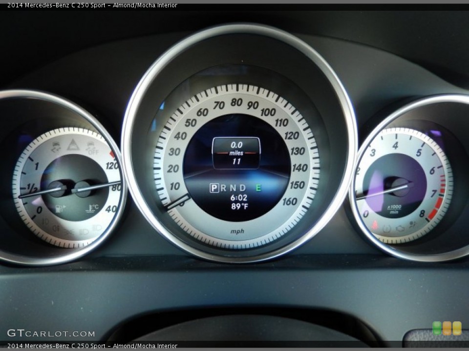 Almond/Mocha Interior Gauges for the 2014 Mercedes-Benz C 250 Sport #86490450
