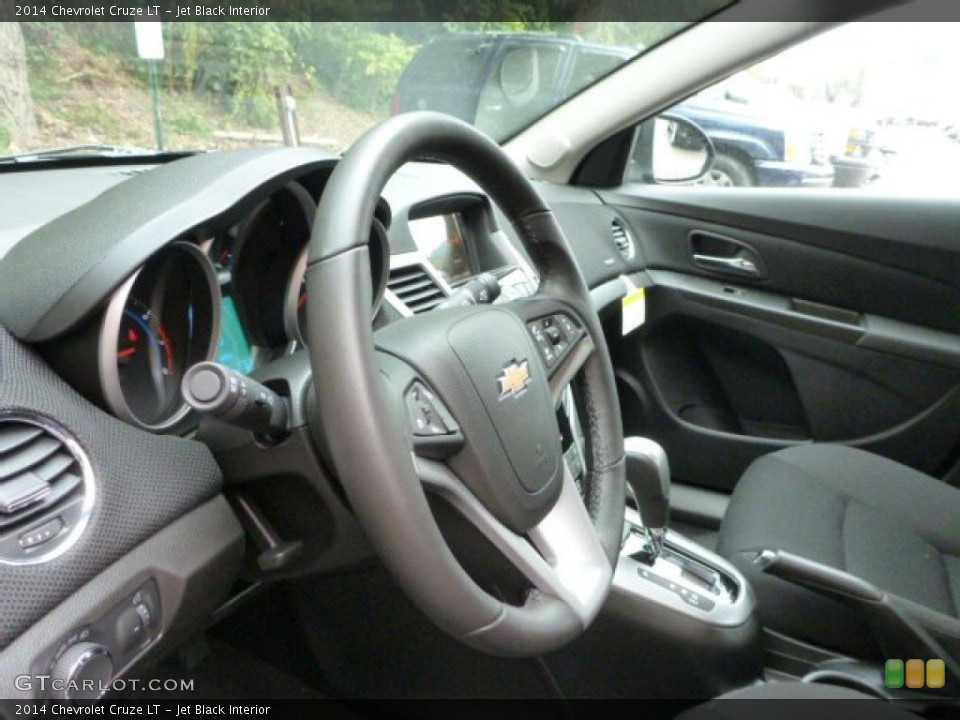 Jet Black Interior Steering Wheel for the 2014 Chevrolet Cruze LT #86491929