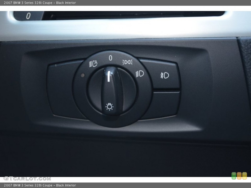 Black Interior Controls for the 2007 BMW 3 Series 328i Coupe #86494470