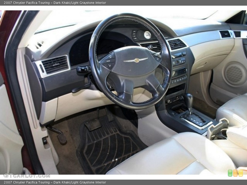 Dark Khaki/Light Graystone Interior Prime Interior for the 2007 Chrysler Pacifica Touring #86498073