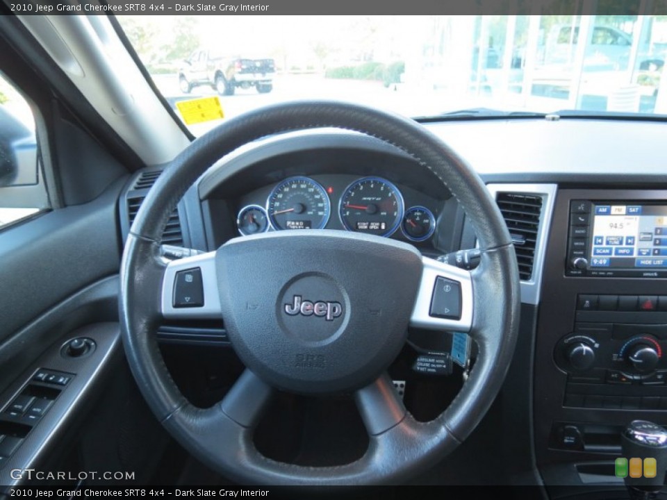 Dark Slate Gray Interior Steering Wheel for the 2010 Jeep Grand Cherokee SRT8 4x4 #86498355