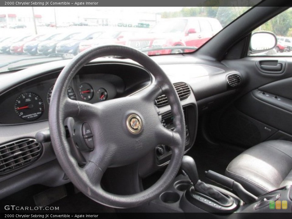 Agate Interior Steering Wheel for the 2000 Chrysler Sebring JX Convertible #86502825