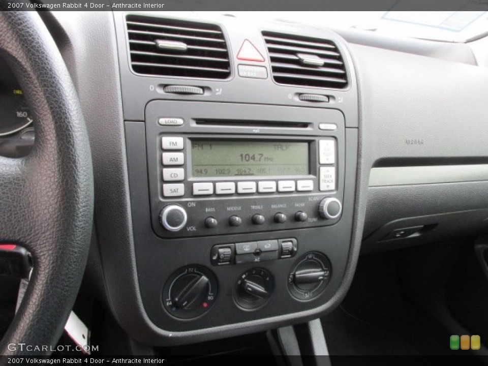 Anthracite Interior Controls for the 2007 Volkswagen Rabbit 4 Door #86503155