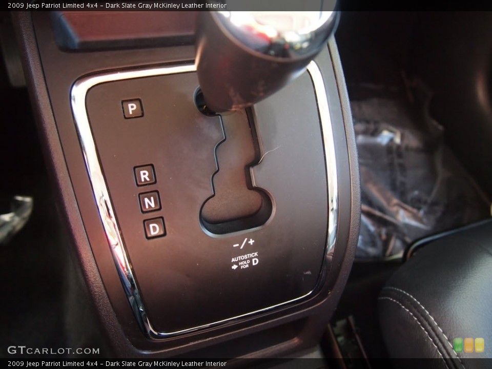 Dark Slate Gray McKinley Leather Interior Transmission for the 2009 Jeep Patriot Limited 4x4 #86507395