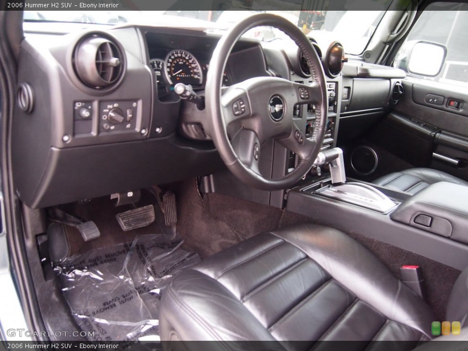 Ebony Interior Prime Interior for the 2006 Hummer H2 SUV #86507796