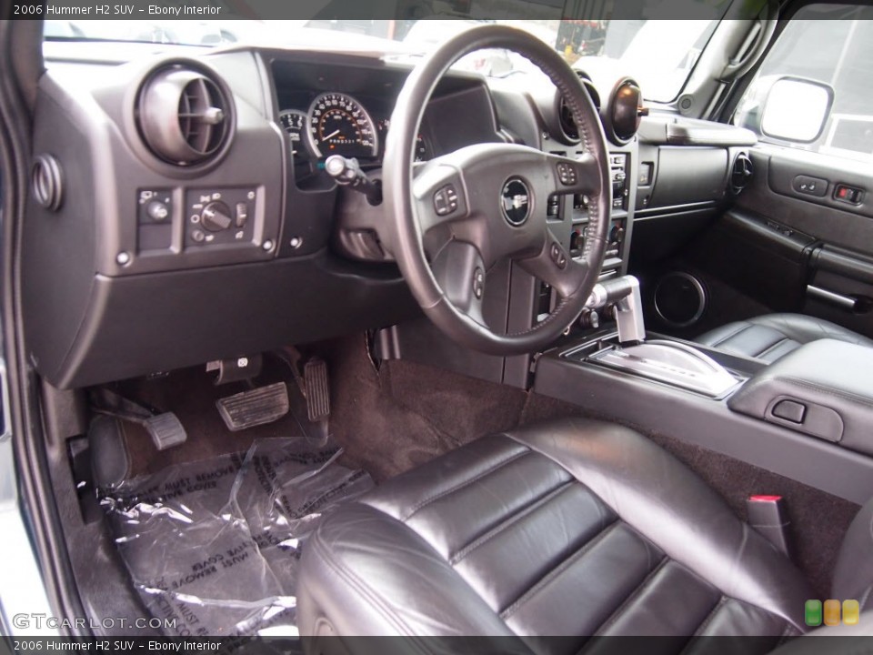 Ebony 2006 Hummer H2 Interiors