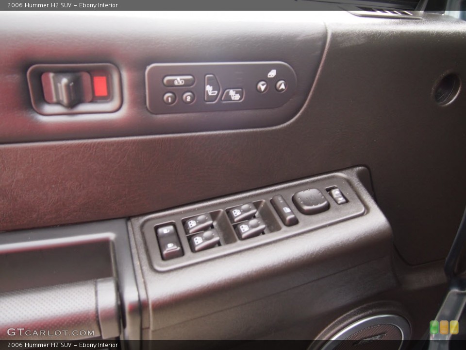 Ebony Interior Controls for the 2006 Hummer H2 SUV #86507845