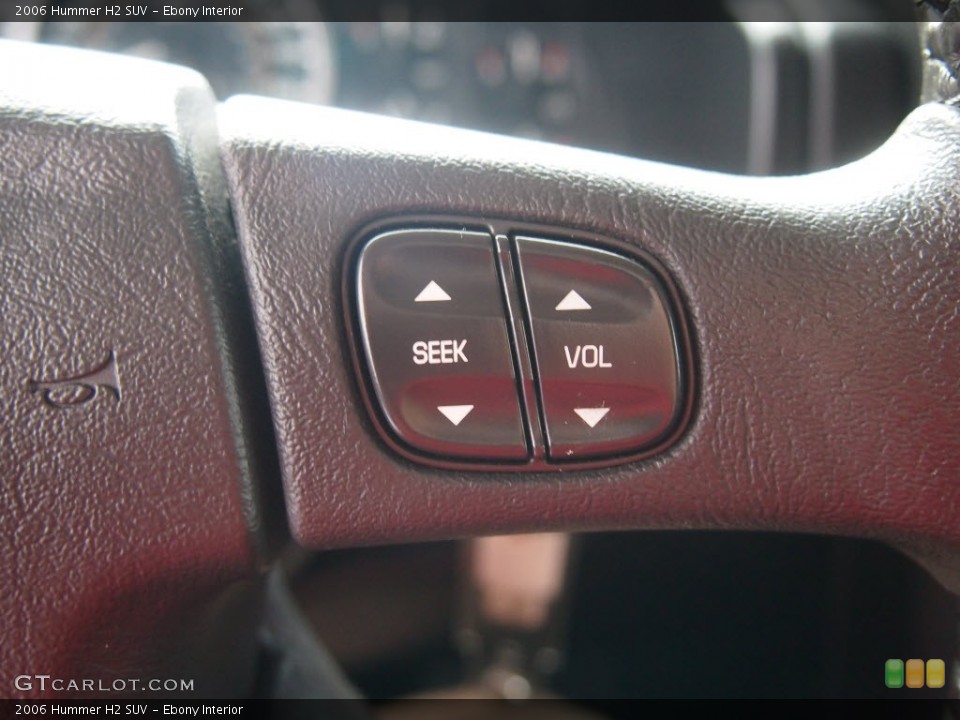 Ebony Interior Controls for the 2006 Hummer H2 SUV #86508073