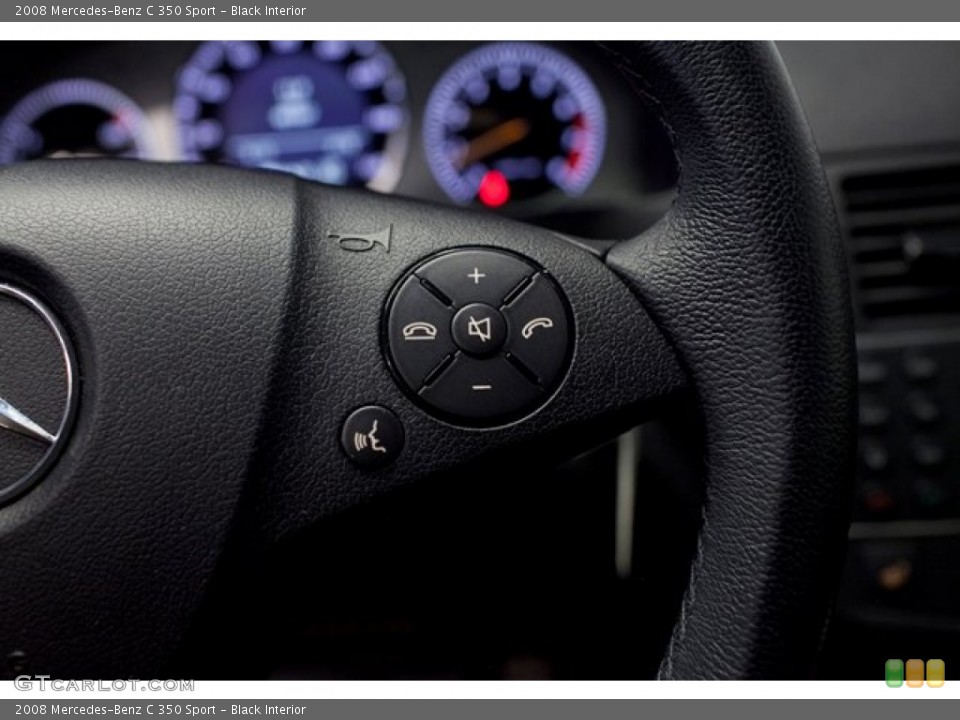 Black Interior Controls for the 2008 Mercedes-Benz C 350 Sport #86509462