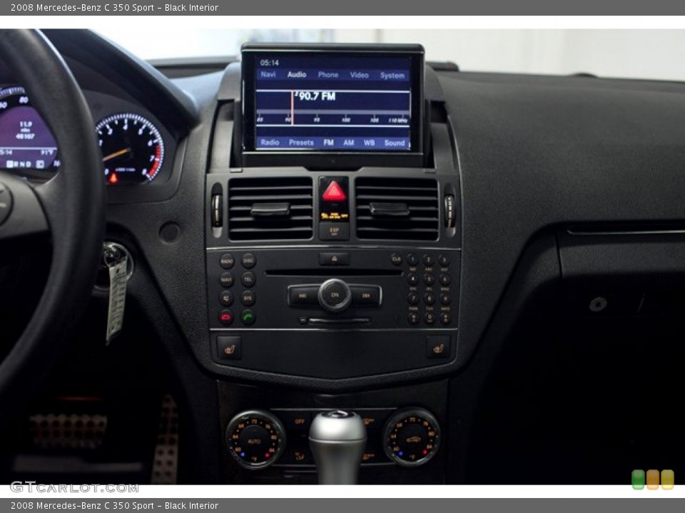 Black Interior Controls for the 2008 Mercedes-Benz C 350 Sport #86509498