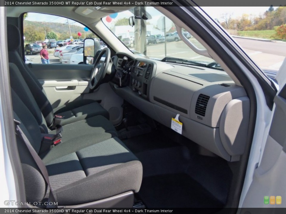 Dark Titanium Interior Front Seat for the 2014 Chevrolet Silverado 3500HD WT Regular Cab Dual Rear Wheel 4x4 #86511400