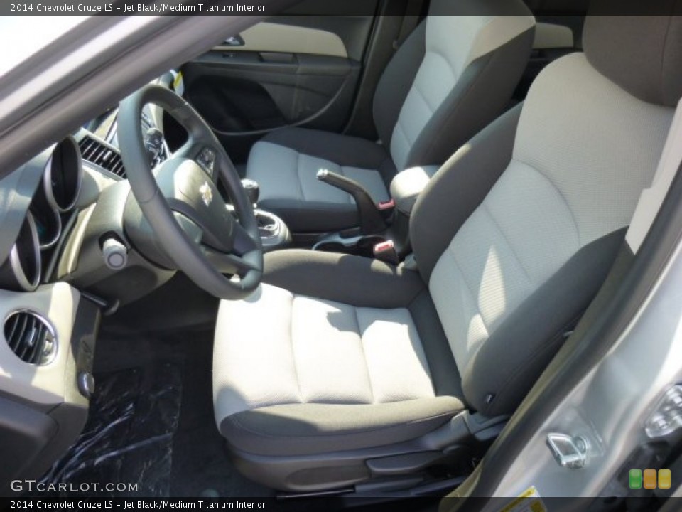 Jet Black/Medium Titanium Interior Front Seat for the 2014 Chevrolet Cruze LS #86512219