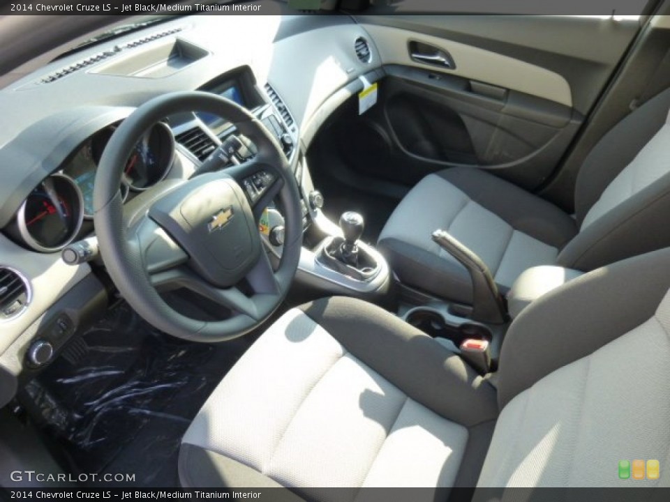 Jet Black/Medium Titanium Interior Prime Interior for the 2014 Chevrolet Cruze LS #86512243