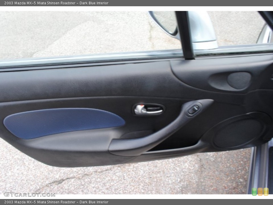 Dark Blue Interior Door Panel for the 2003 Mazda MX-5 Miata Shinsen Roadster #86512522