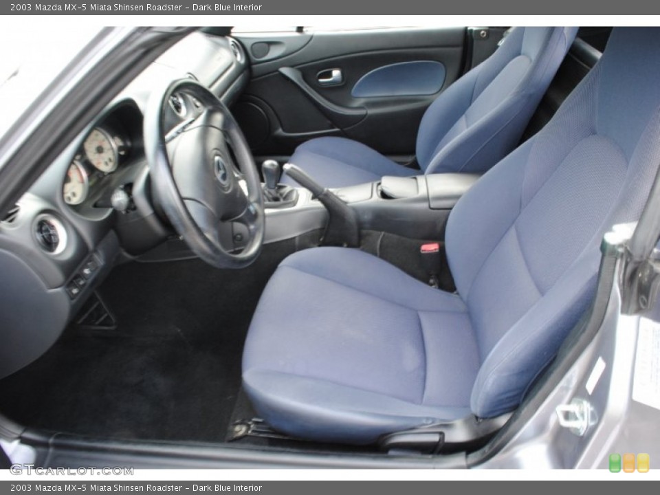 Dark Blue Interior Photo for the 2003 Mazda MX-5 Miata Shinsen Roadster #86512540