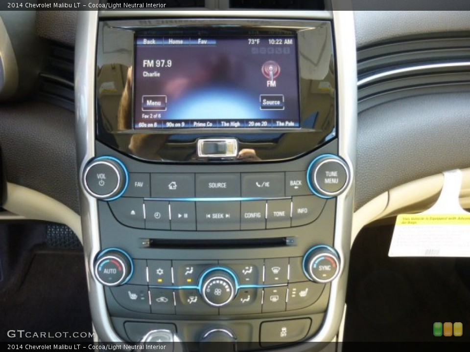 Cocoa/Light Neutral Interior Controls for the 2014 Chevrolet Malibu LT #86513209