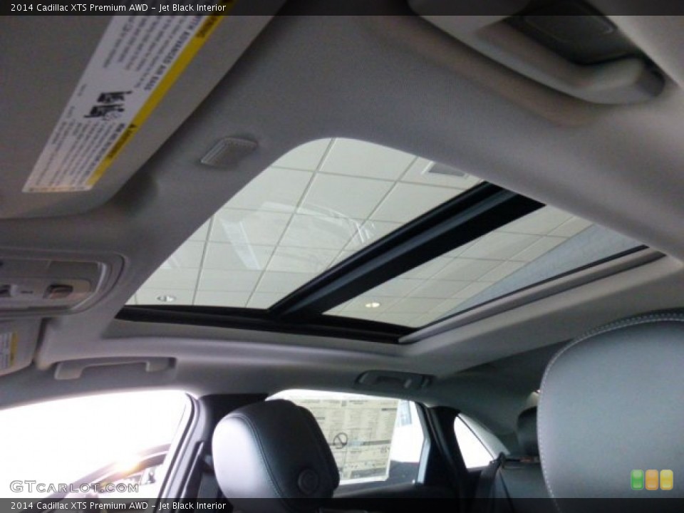 Jet Black Interior Sunroof for the 2014 Cadillac XTS Premium AWD #86513617