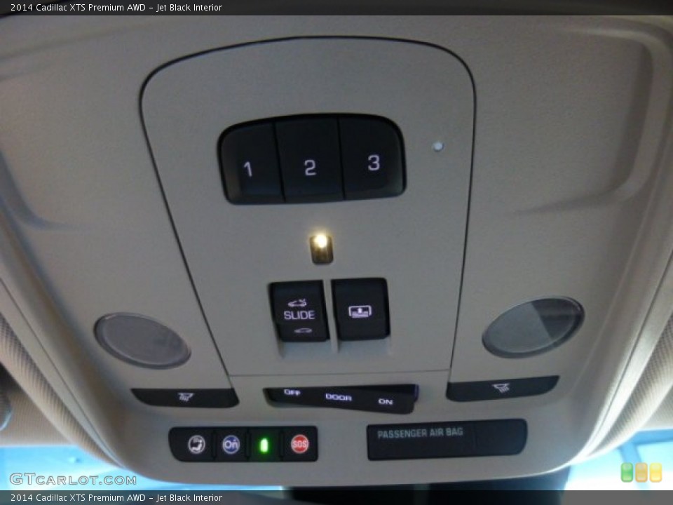Jet Black Interior Controls for the 2014 Cadillac XTS Premium AWD #86513635