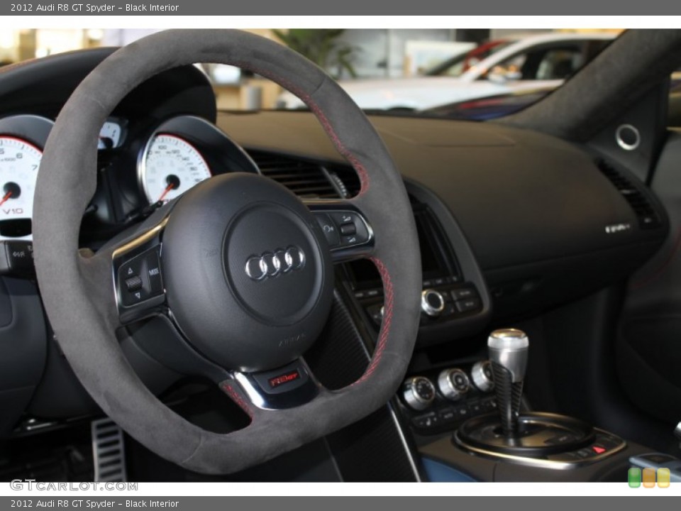 Black Interior Steering Wheel for the 2012 Audi R8 GT Spyder #86514601