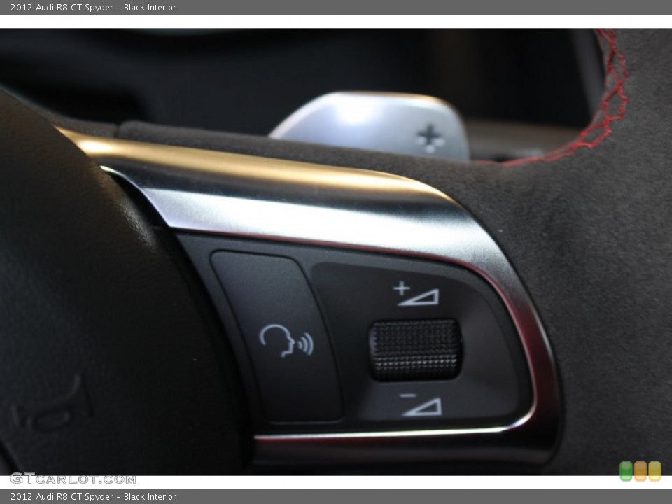 Black Interior Controls for the 2012 Audi R8 GT Spyder #86514679