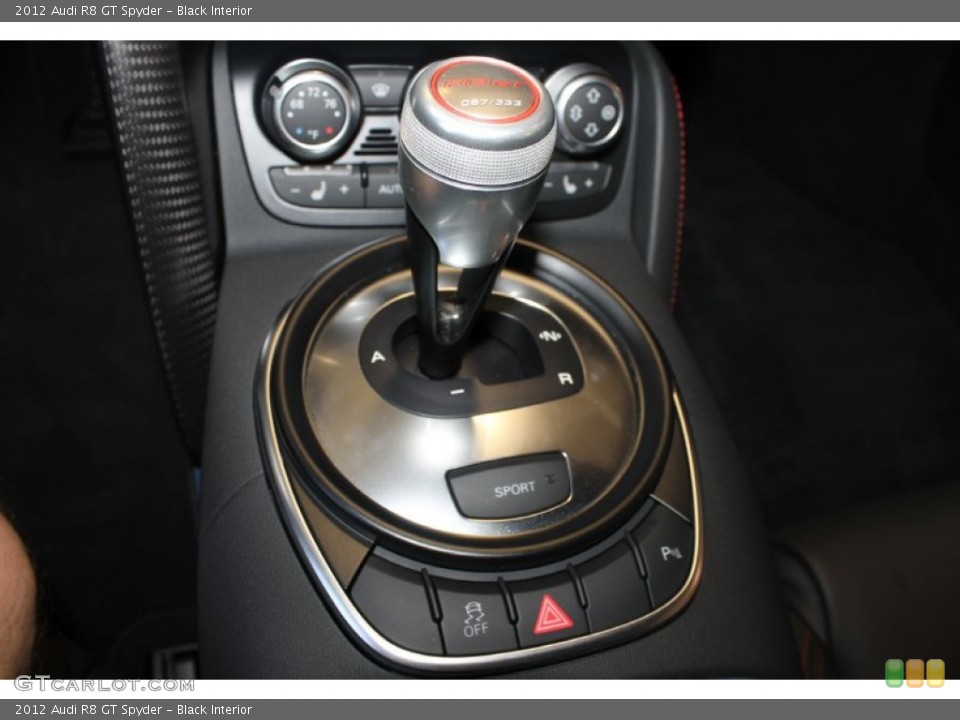 Black Interior Transmission for the 2012 Audi R8 GT Spyder #86514889