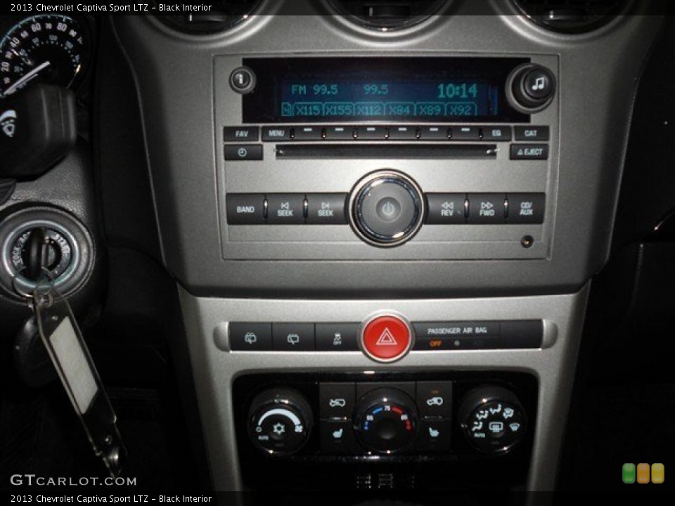 Black Interior Controls for the 2013 Chevrolet Captiva Sport LTZ #86516776