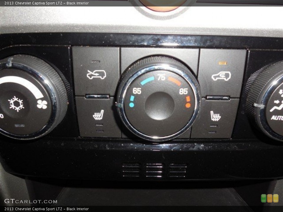 Black Interior Controls for the 2013 Chevrolet Captiva Sport LTZ #86516821