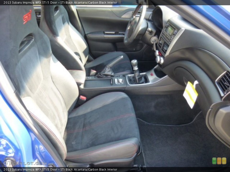 STi Black Alcantara/Carbon Black Interior Photo for the 2013 Subaru Impreza WRX STi 5 Door #86516878