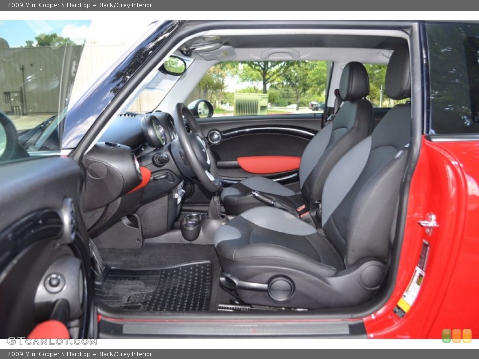 Black/Grey Interior Front Seat for the 2009 Mini Cooper S Hardtop #86520536