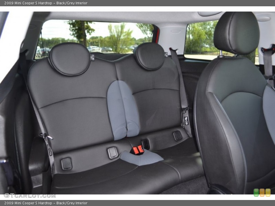 Black/Grey Interior Rear Seat for the 2009 Mini Cooper S Hardtop #86520585