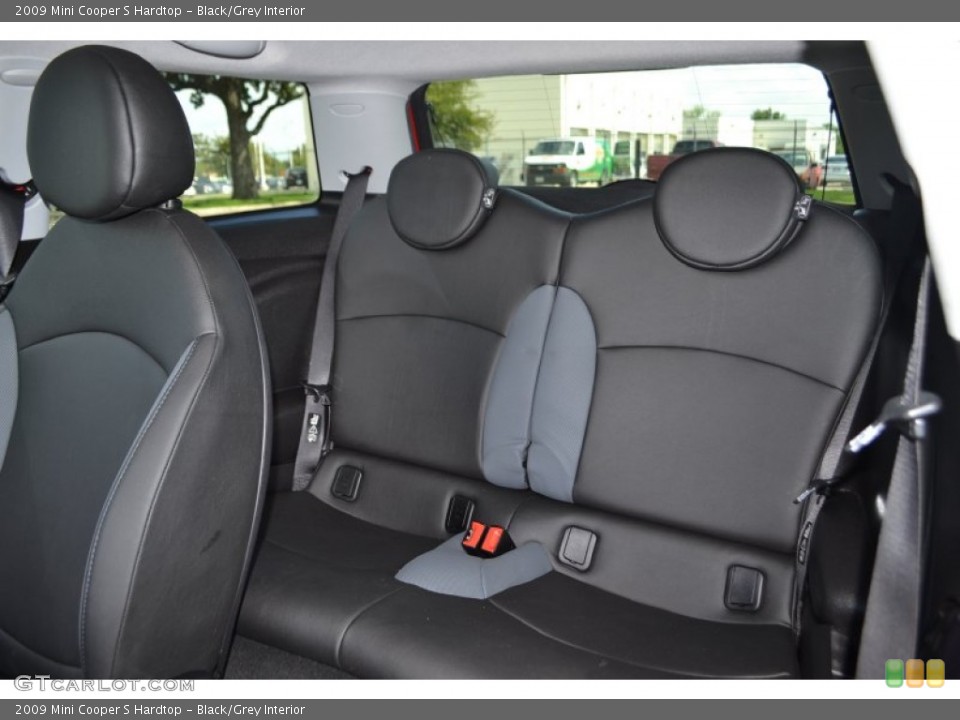 Black/Grey Interior Rear Seat for the 2009 Mini Cooper S Hardtop #86520605
