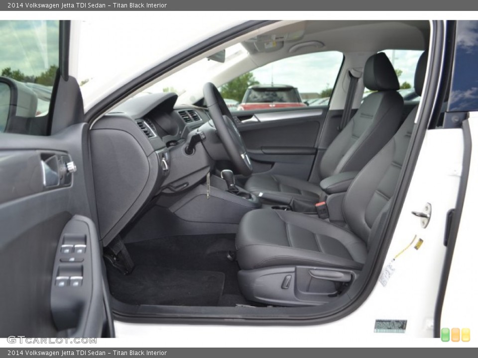 Titan Black Interior Photo for the 2014 Volkswagen Jetta TDI Sedan #86521714