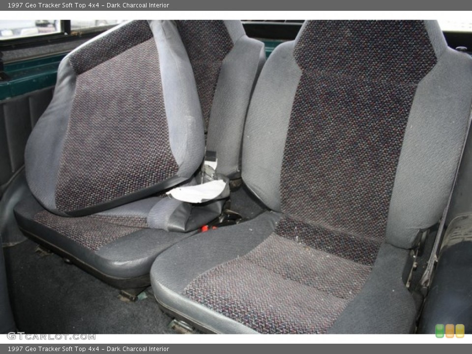 Dark Charcoal Interior Rear Seat for the 1997 Geo Tracker Soft Top 4x4 #86524054